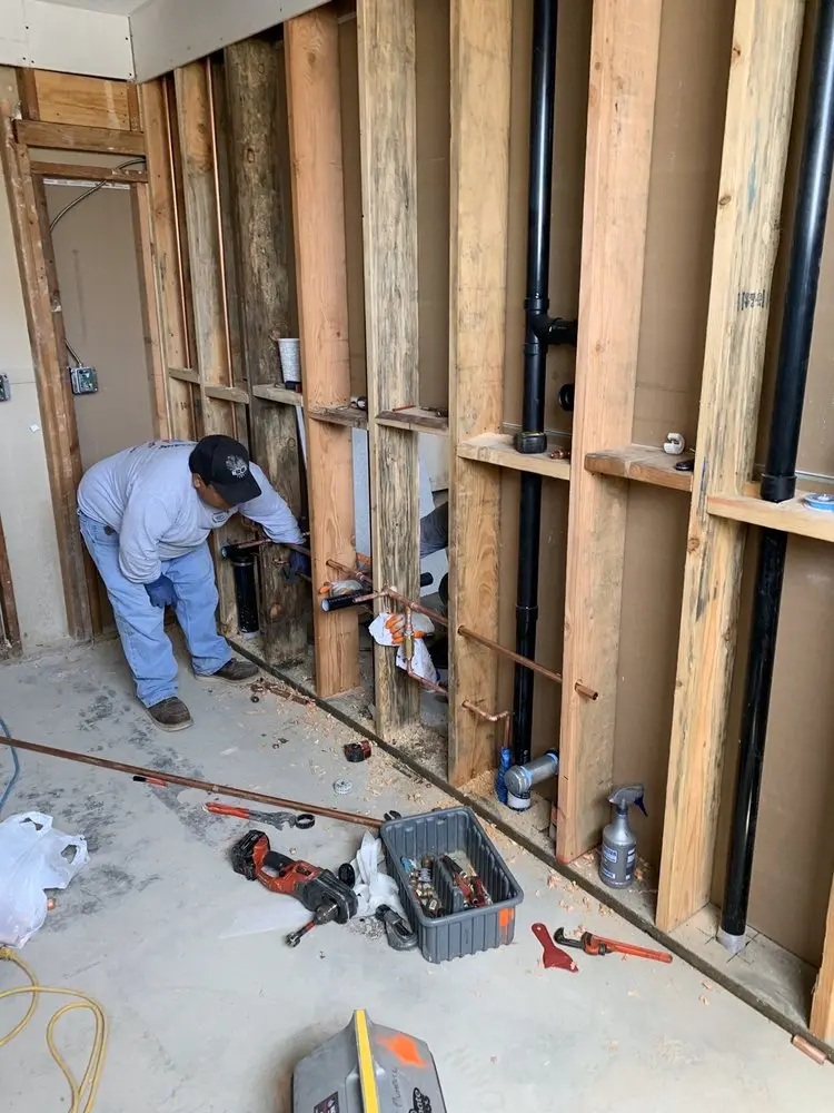 Commercial rough-in plumbing for Water Heater Replacement in Vestavia Hills